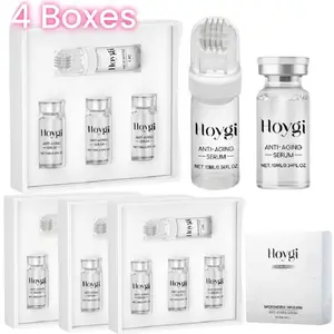 Moisturizing Facial Serum, 4 Boxes(4 Counts/box) Hydrating Facial Essence, Firming Deep Hydration, Deep Nourishing Facial Care Serum for Women & Men