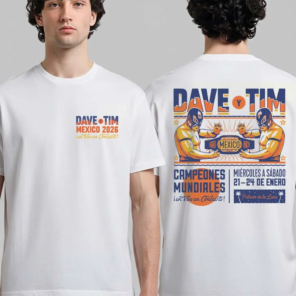 Dave Matthews Band And Tim Reynolds Riviera Maya Mexico 2026 Merch T-Shirt
