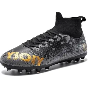 Unisex Adult Soccer Cleats High-top Training Football Cleats for Youth