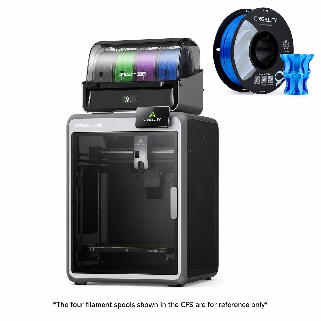 Creality K2 Combo 3D Printer+CR-Silk PLA 3D Printing Filament*1