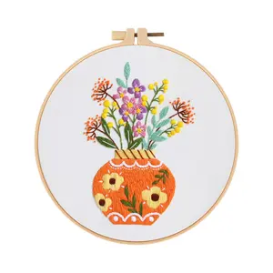 Water-soluble embroidery stick pattern