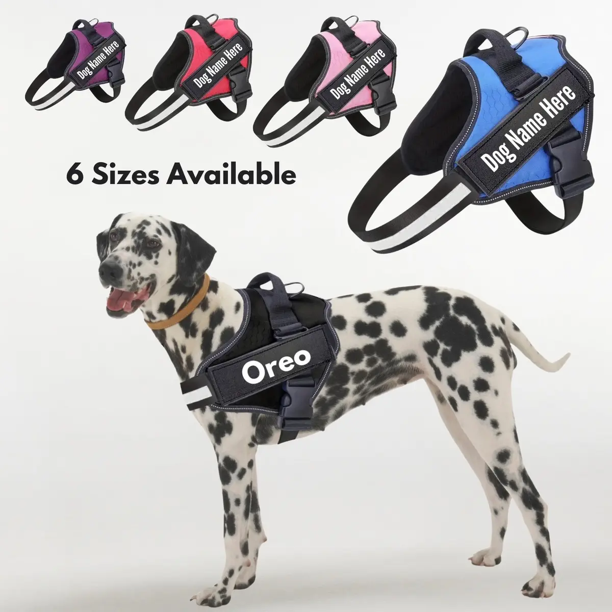 Customizable Luxury Dog Harness Vest - Reflective, Adjustable, Breathable, Comfortable, Perfect For Any Size Pet.
