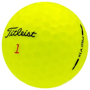 Titleist Pro V1x 2025 Yellow - Pristine Golf Balls