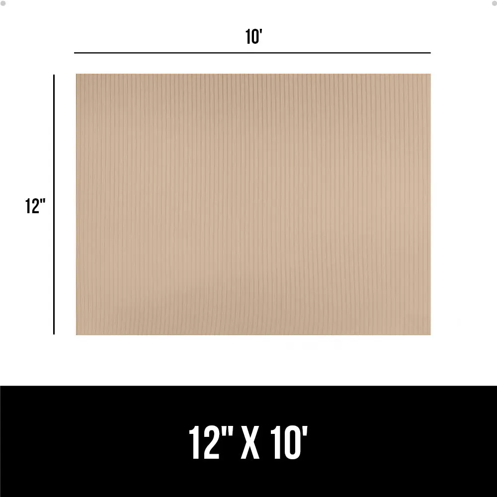 Gorilla Grip DuraGuard Shelf Liner, Non-Adhesive Cabinet Liners for Kitchen Drawers, Shelves, Refrigerator, Pantry Storage, Bathroom Closet, Durable Waterproof BPA Free Ribbed Plastic