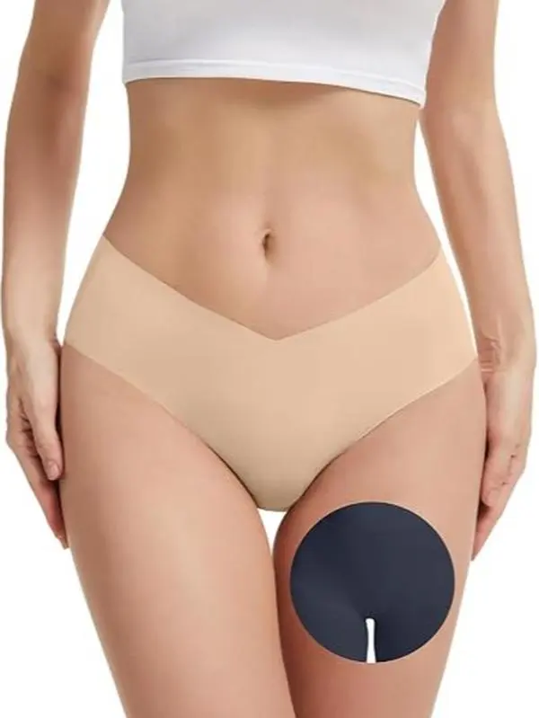 Seamless No Show Anti Camel Toe Underwear Soft Concealer Yoga Daily Wear Panties