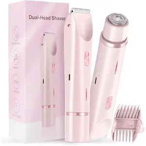 Trimmer 2.0 for Women – Ergonomic 2-in-1 body & facial hair trimmer, waterproof & rechargeable. Gentle on skin, tough on stubble. Say goodbye to nicks and razor burn – hello to smooth, effortless confidence in a pretty pink design.