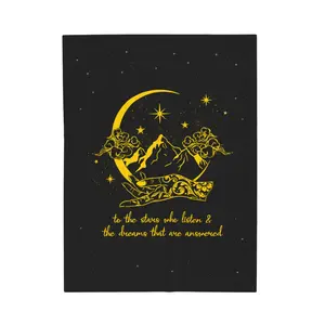 Velaris City ACOTAR Blanket Velaris Court Of Dreams Blanket The Night Court Blanket SJM Merch City of Starlight Blanket Velaris Blanket