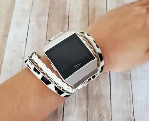 Stylish Leopard Print Boho Hippie Fitbit Ionic Watch Band