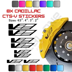 8x Cadillac CTS-V Caliper Stickers 8x Cadillac CTS-V Caliper Stickers