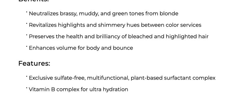 Malibu Blondes® Enhancing Shampoo