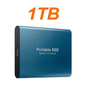 Large Capacity External Hard Drive Quiet Operation Mobile Storage SSD USB3.2 Type-C Disk For PC MAC large capacity external hard drive