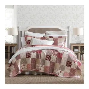 Laura Ashley Celina Patchwork Twin Quilt Sham Set