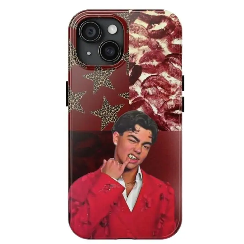 Red Malachi Barton Descendants Zombies Worlds Collide Themed Premium Matte TPU Phone Case - Descendants Theme Printing, Slim Cover, Shockproof Protection, Anti-Fingerprint, Precise Cutouts for iPhone 12-17 (Pro Max, Pro Plus) & Samsung S22-25 Devices