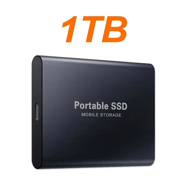 Large Capacity External Hard Drive Quiet Operation Mobile Storage