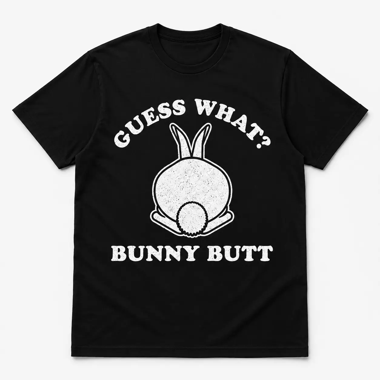 Funny Bunny Butt Easter T-Shirt, Women's Humor Tee
