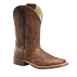 Double H® Men's Bregman 12" Wide Square Toe Brown Work Boots DH8645