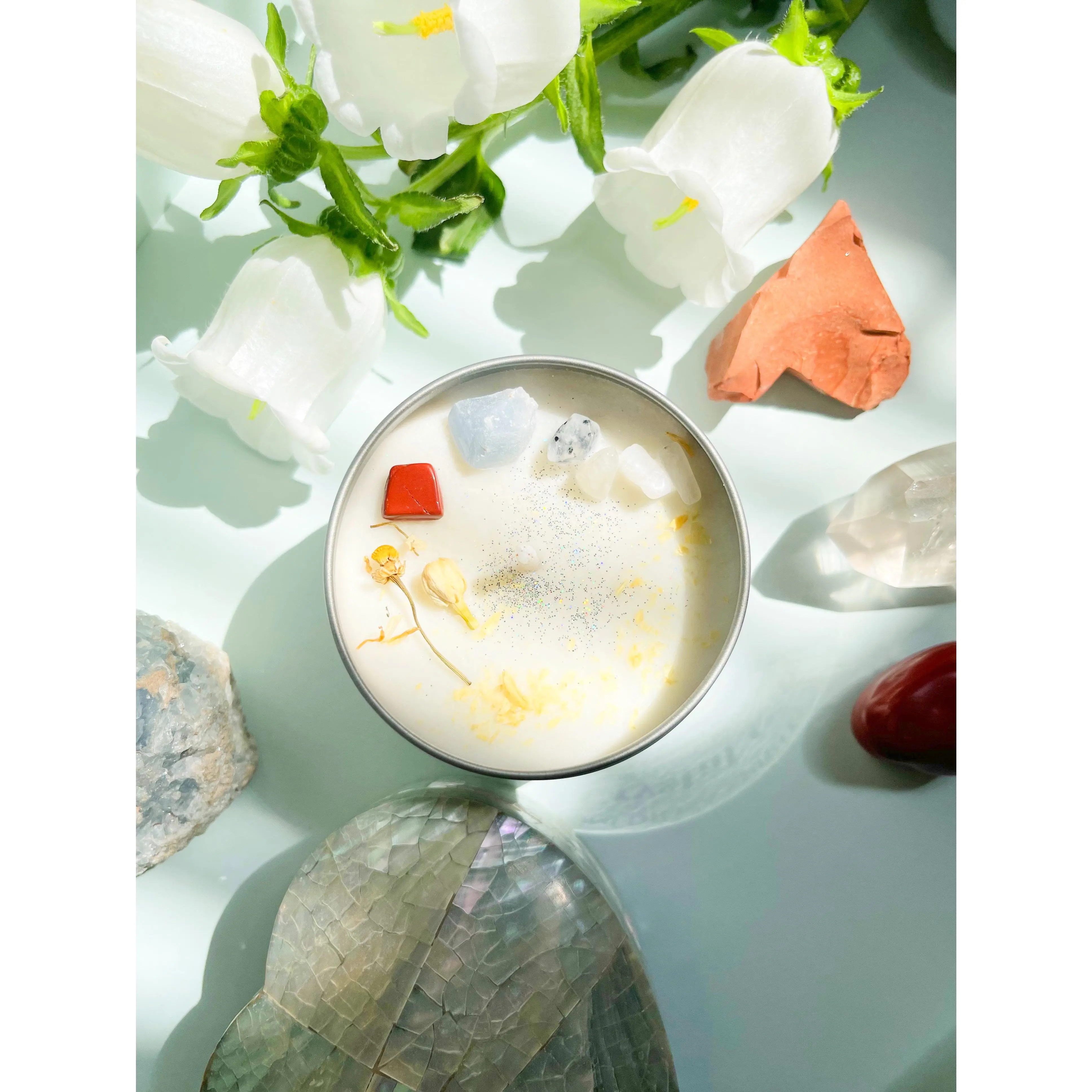 Cancer Crystal Candle