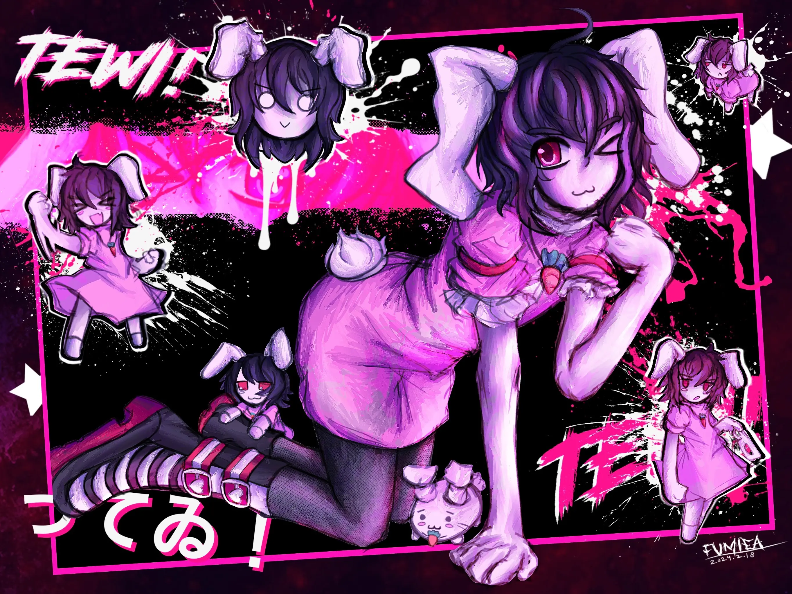 Touhou Tewi Inaba print