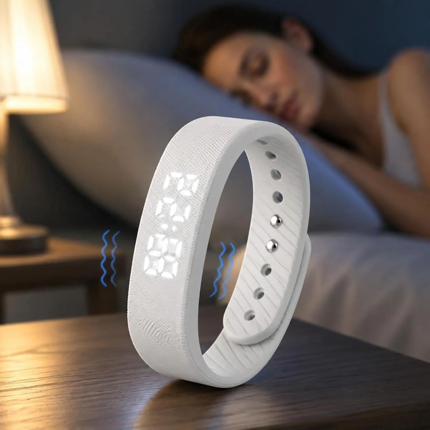 LED Digital Smart Bracelet Vibrating Alarm Clock, Smart Running Pedometer Watch Band, Electronic Analog-Digital Display,Fitness Wearable, Health Wearable, Smart Wearable Devices