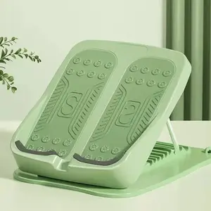 1pc Adjustable Leg Stretching Board with Non-Slip Surface - Foldable, Portable leg exerciser for Home Gym, Travel, Physical Relax - One-Leg Standing Platform for calf, Achilles tendon, hamstring stretches - Lightweight & Sturdy Construction, Sleek Exercis