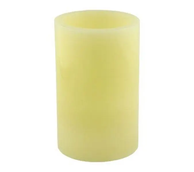 Pacific Accents 5x8 Ivory Flameless Candle Pillar
