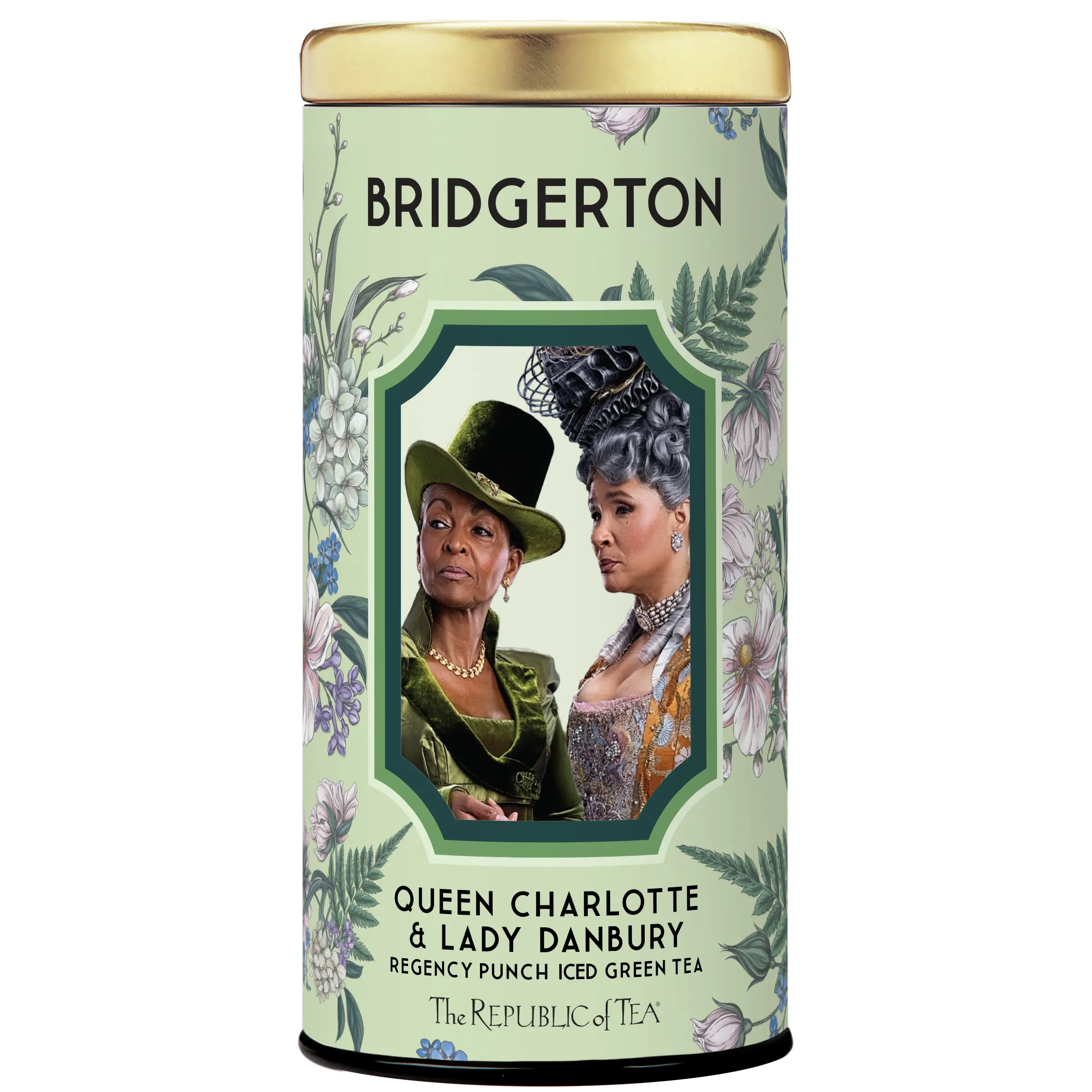 The Republic of Tea — Bridgerton Queen Charlotte & Lady Danbury Regency Punch Iced Green Tea, 6 Quart Iced Tea Pouches
