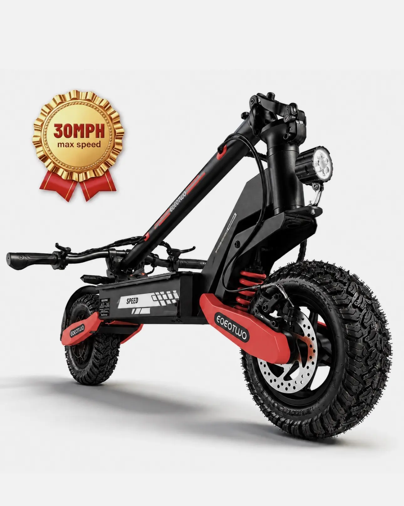 Off-road Electric Scooter for Adult 1200W 48V13AH 30MPH 11''Commuting Escooter