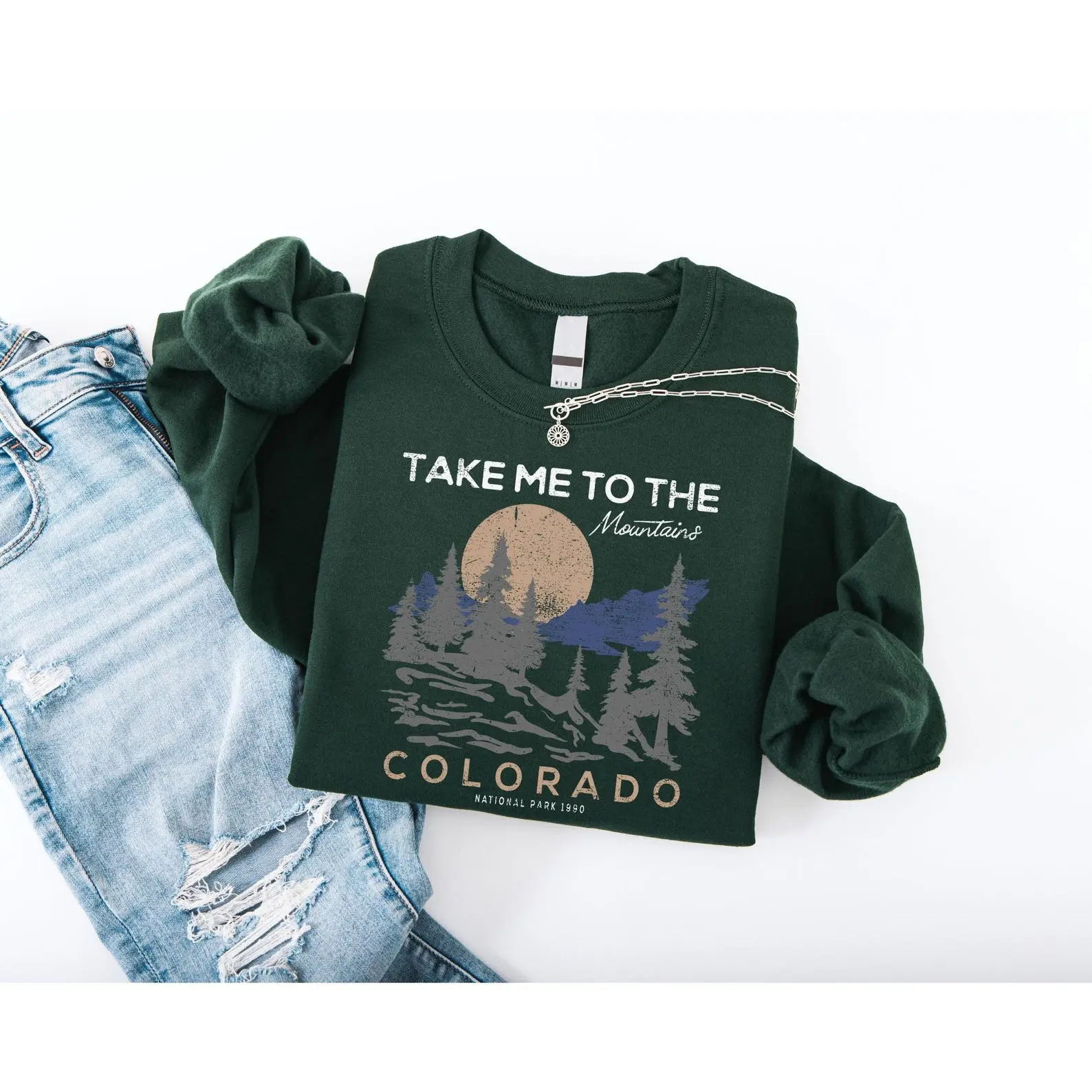 Colorado Mountain Shirt, Take Me To The Mountains Tee, National Park Top, Hiking Apparel, Nature Lover Gift, Travel Souvenir