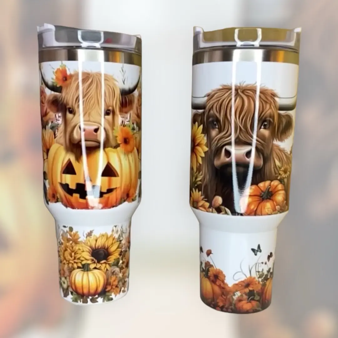 FALL COW TUMBLERS