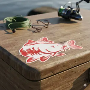 High-stickiness Vinyl Car Sticker for Fishing Lovers | waterproof Uv-resistant decal for Truck boat Kayak 7 outdoor Gear \ easy install No residue