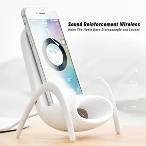 Fast Wireless Charger with Kawaii Phone Holder, Desk Charging Accessory for Smartphone, Mobile, Cellphone, Tech Gadgets