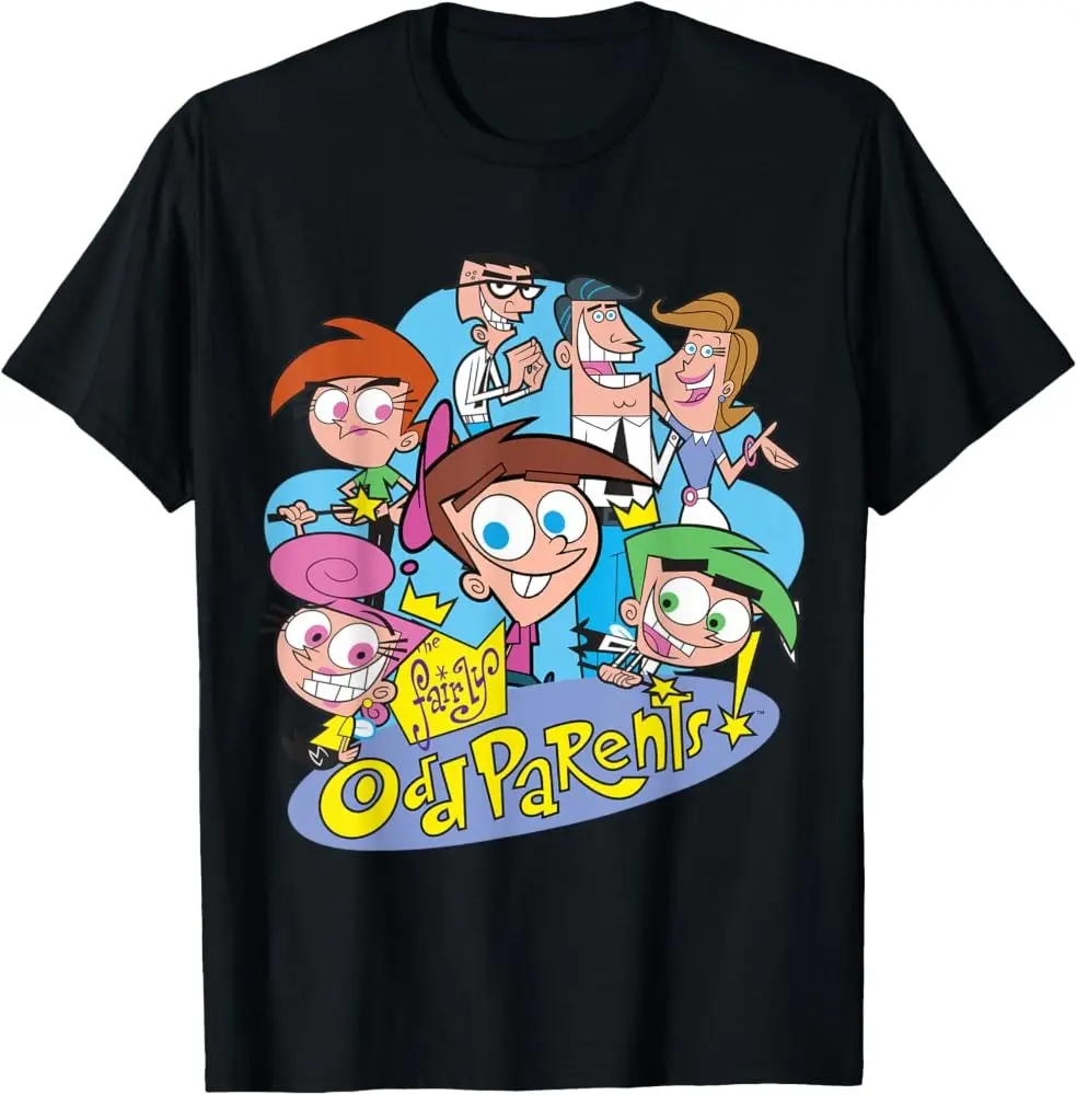 The Fairly OddParents T-Shirt, 2000s Cartoon Graphic Tee, Retro Nickelodeon Fan Shirt