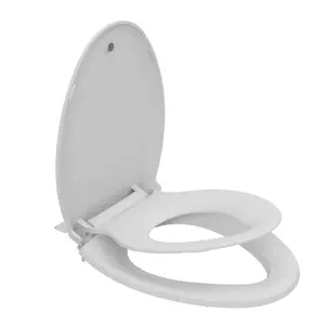 GARVEE - Toilet seat with integrated child seat, elongated toilet seat for potty training, fits both adults and children, slow close and magnetic close, ideal