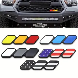 1pc color grille badge car decoration car accessories Vehicle Exterior Decoration plastic material car front decoration Car Stickers Car Decals Decal For Cars Truck Car Decal Automobile Decals