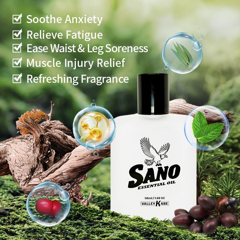 Live Only-SANO Gentle Waring Joint Comfort Massage Oil - Daily Mobility Support & Routine Care | 50ml + 5ml Pocket Mini