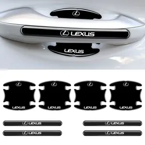 4/8pcs Car Door Handle Bowl Anti-collision Protective Stickers For Lexus Fsport RX330 IS250 Ct200h ES300h RX350 IS300h NX300h RX Auto Accessories Car Decorative Sticker Car Decals