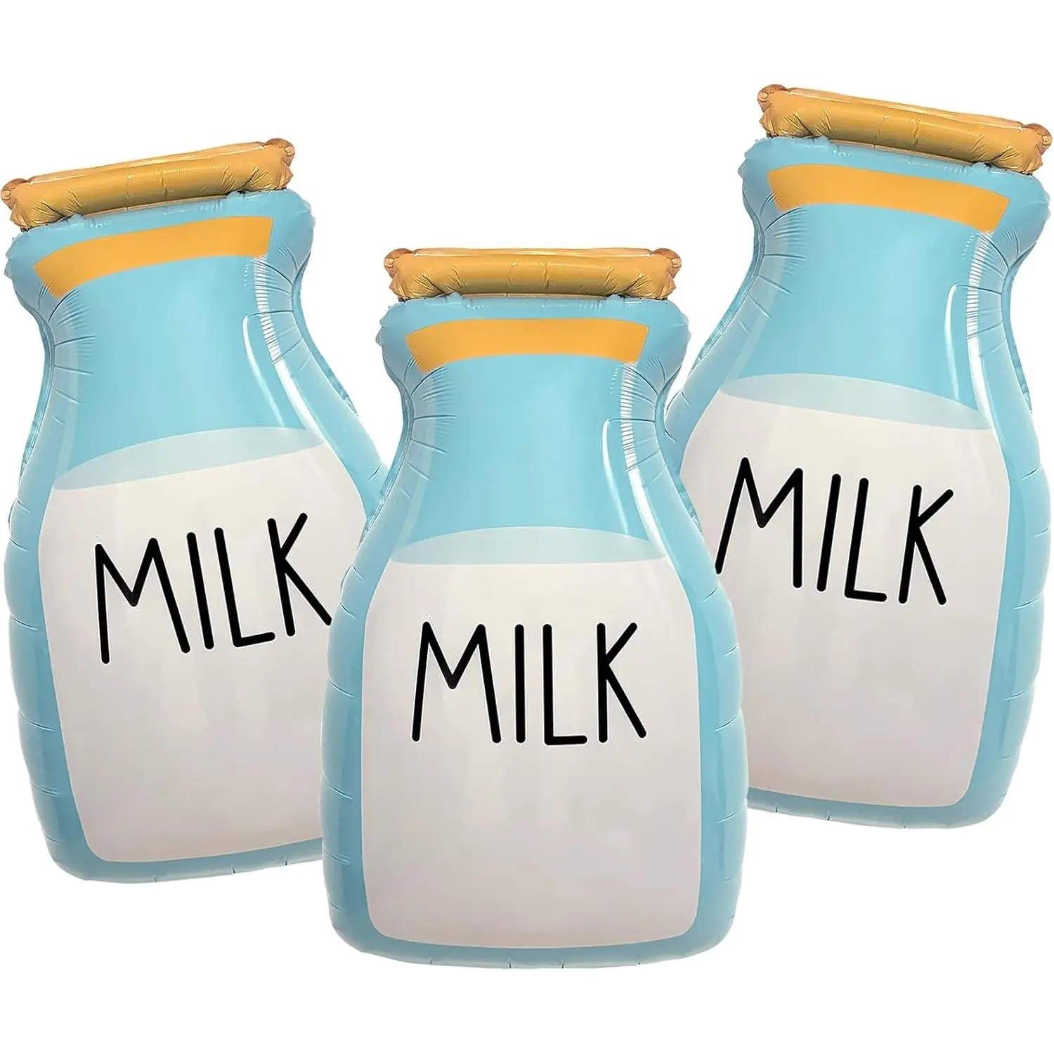 Large Milk Bottle Balloons  Bottle Decor for Milk and Cookies Birthday Decorations  Milk Theme Party Supplies 3 Pack