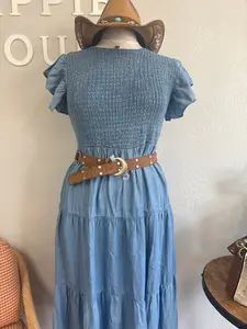 Plus chambray dress