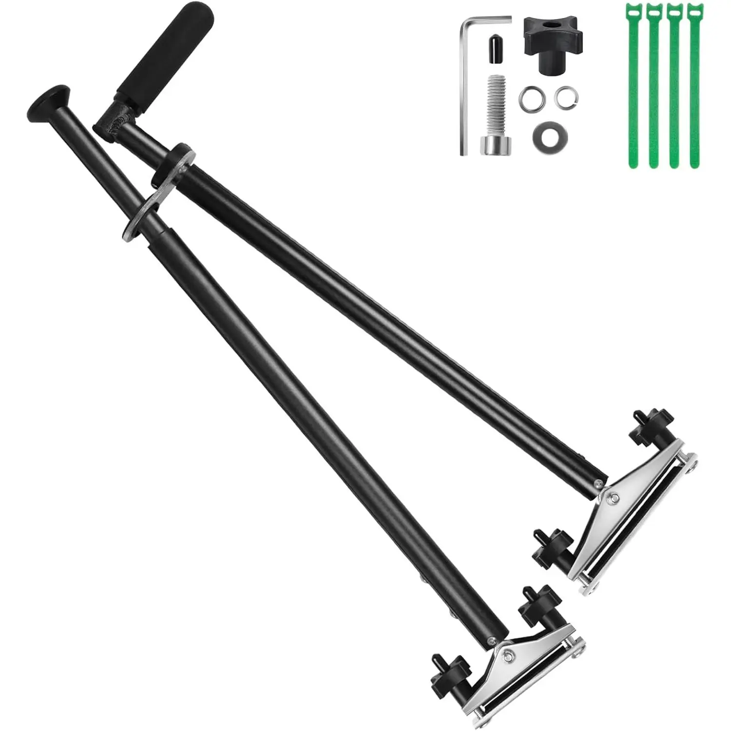 Handicap Driving Hand Controls for Disabled Drivers - Car Pedal Assist Controls, Left/Right Hand Compatible, Length-Adjustable Updated Version (Black)