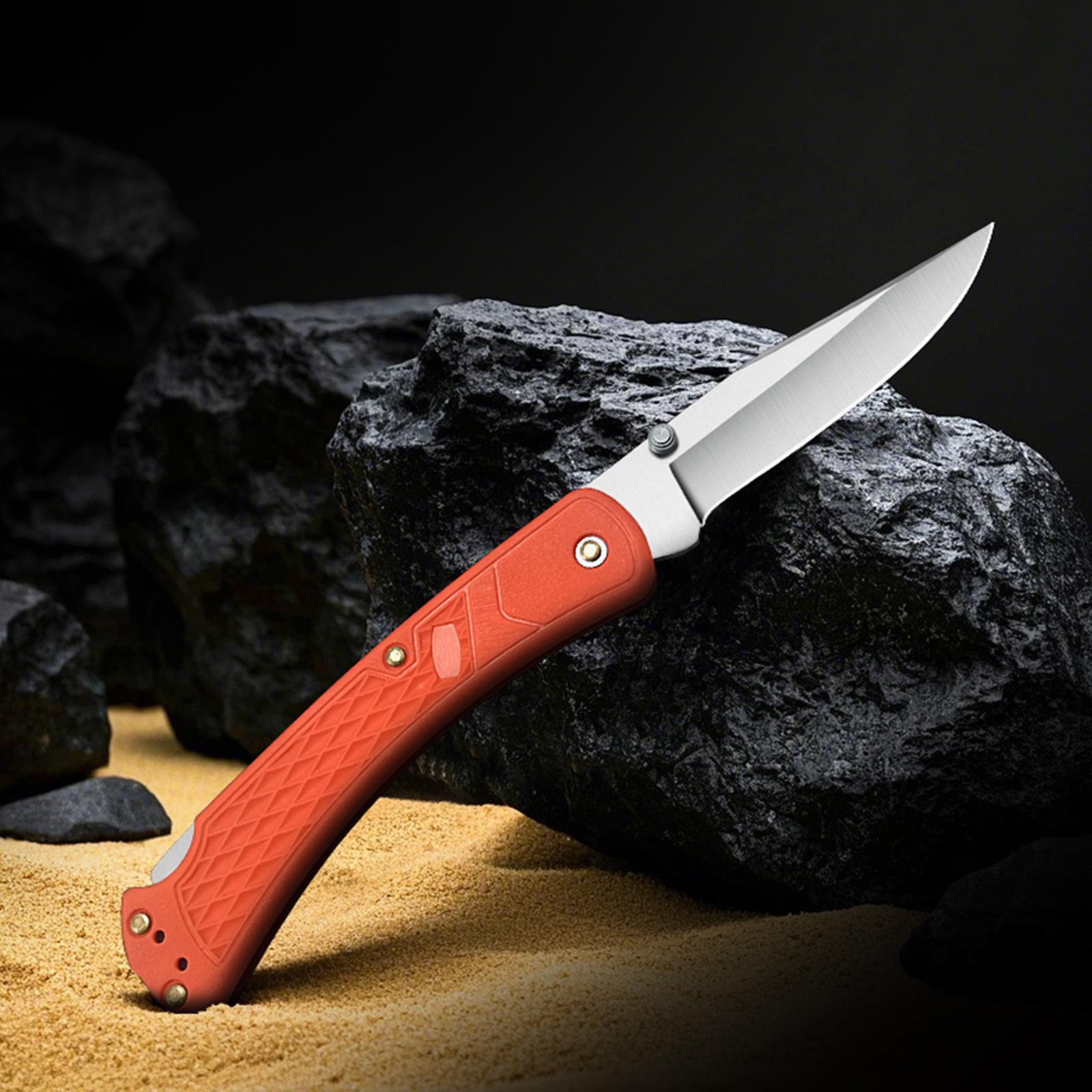 Folding Camping Hiking Knife] Folding knife, camping, hiking, pocket knife, rescue, multi-functional knife, emergency outdoor survival, portable folding knife, household fruit knife