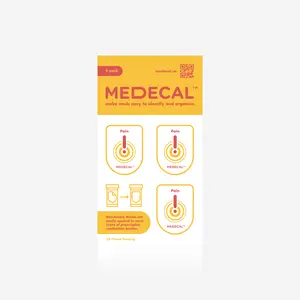 Pain Medecal - Removable Label Decal - Identify and Organize Medications