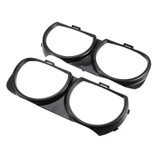 1 Pair Front Headlight Lamp Bezel Trim LH RH Car Headlight Bezel 68259053AB 68259053AA for Dodge Challenger 2015-2023