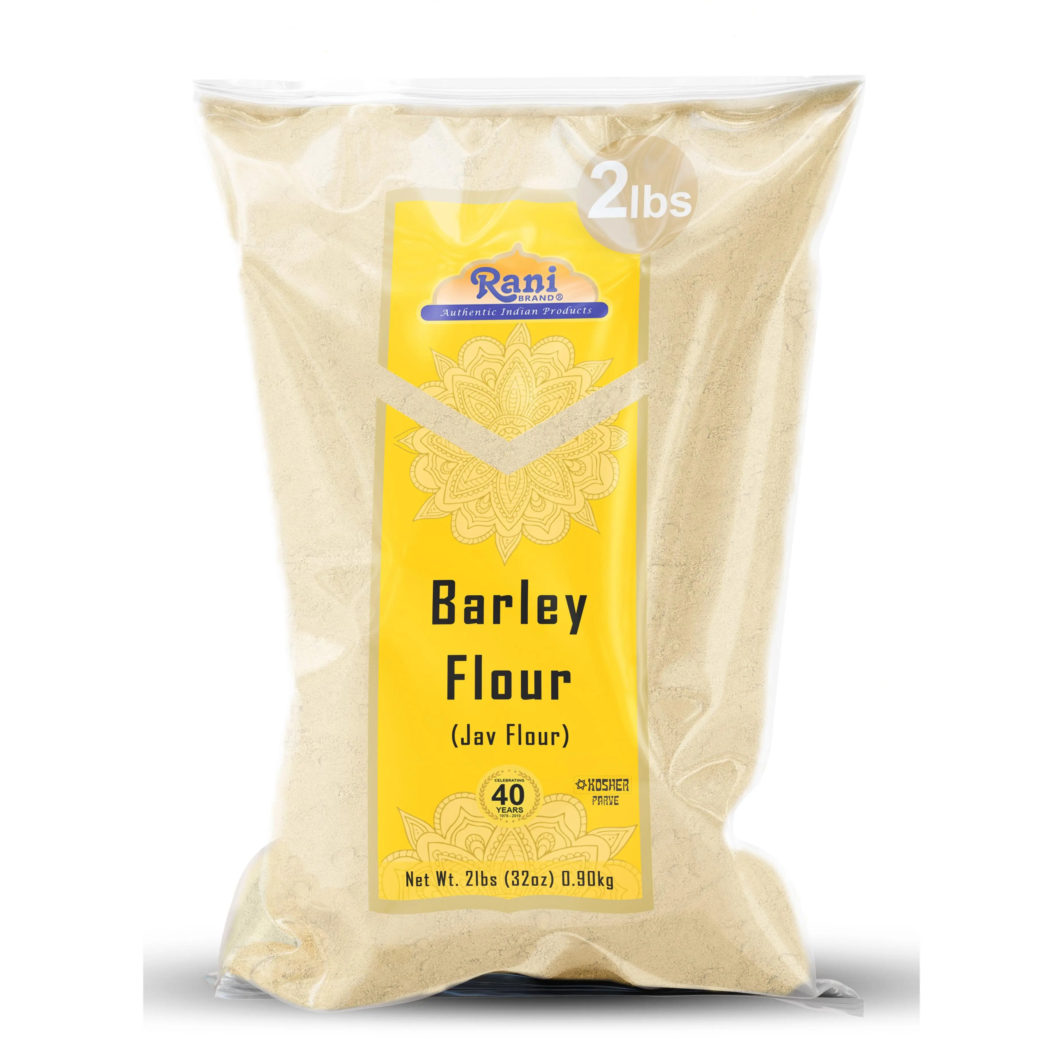 Rani Barley (Jav) Flour 32oz (2lbs) 907g ~ All Natural | Gluten Friendly | Stone Ground | Vegan | NON-GMO | Kosher