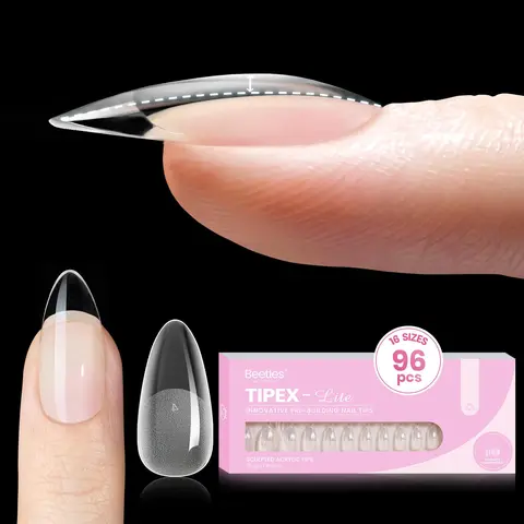 Beetles Tipex Lite Instant Apex Nail Extension Tips - Tipex 2.0 Acrylic Nail Flat Nails Manicure Gel press ons Nail Art DIY Nails Art#Summervibes