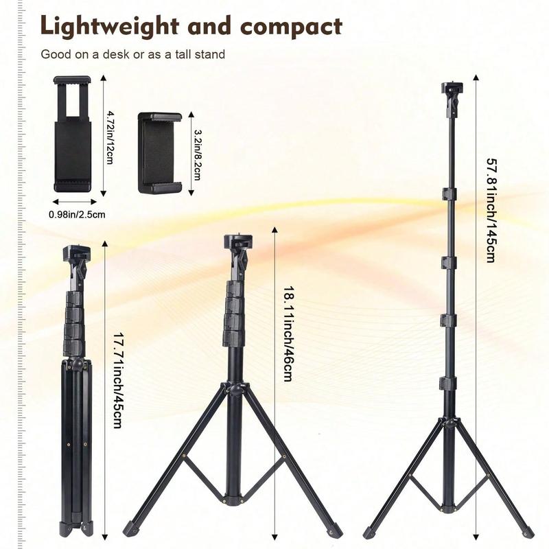 10" Adjustable Led Video Light With Extendable Tripod Stand, Ring Light For 3 Color Mode, Dimmable Selfie Light For Video Recording, Makeup, Photography, Live Stream, TikTok, Youtubers, Content Creator, Cellphone Mount#new years#valentine's