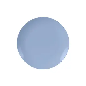 8 In. Chambray Blue Plates | 10 Count