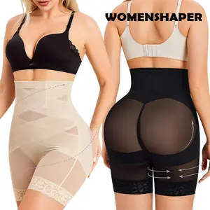 Women Shapewear Tummy Control Body Shaper High Waisted Butt Lifting Panties Shapewear Shorts Thigh