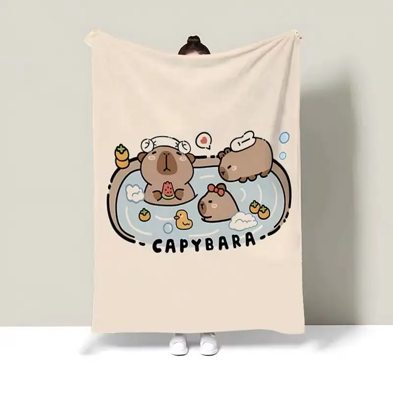 Cute Flannel Nap Blanket - Christmas Valentine Personalized Customized Sherpa Blanket for Kids, Office Rest, Sofa Air Conditioning Cover