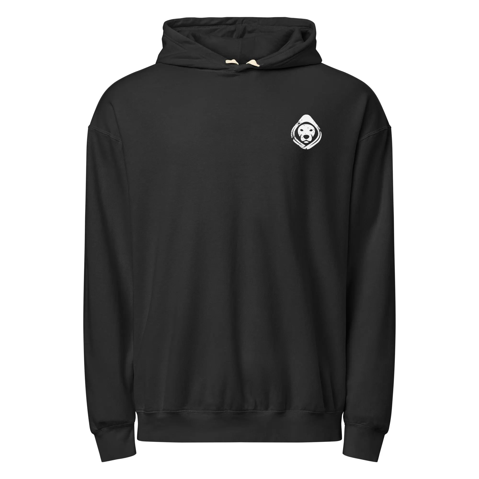 Anonymous Dog™ Garment-Dyed Lightweight Hoodie | Vintage Feel with Front & Back Graphics