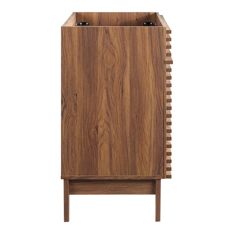 Modway Render 36" Bathroom Vanity Cabinet in Walnut